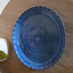 Musette Young Signed Handspun Pottery Plate